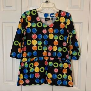 Onque Casuals Multicolor NWT Polka Dot Blouse Size S
